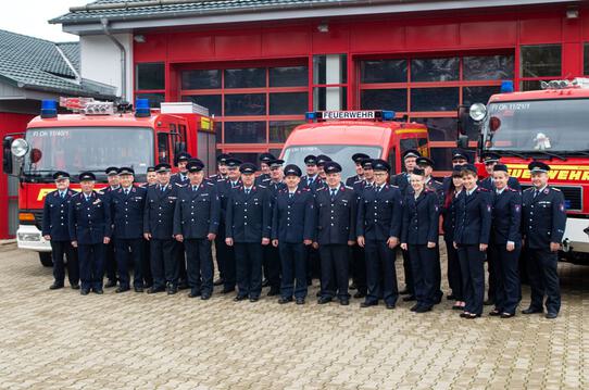 Gruppenbild Feuerwehr Ohorn 2020
